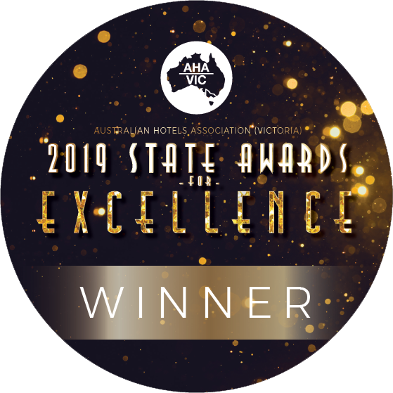‘Best Pub Bar, Australian Hotels Association 2019 Awards for Excellence’