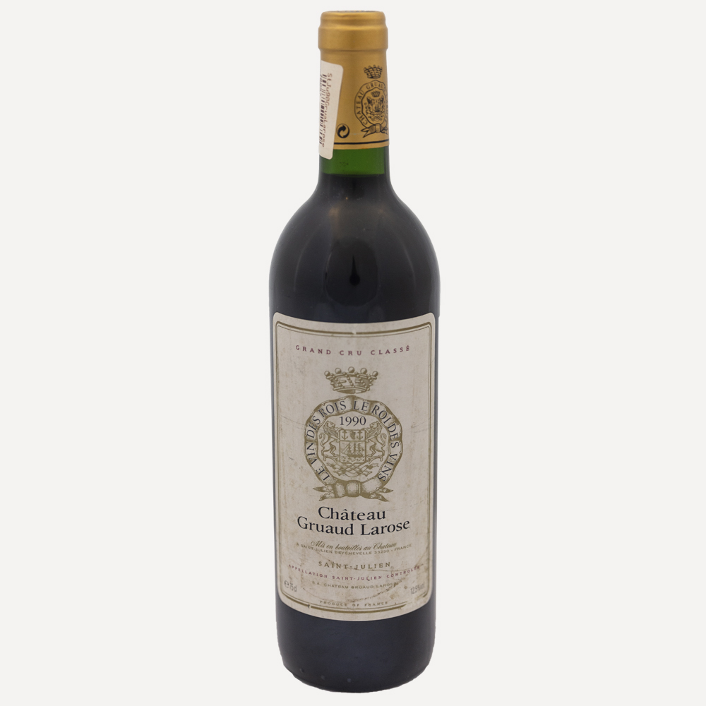 1990 Chateau Gruaud Larose 2eme CC Wine Bottle