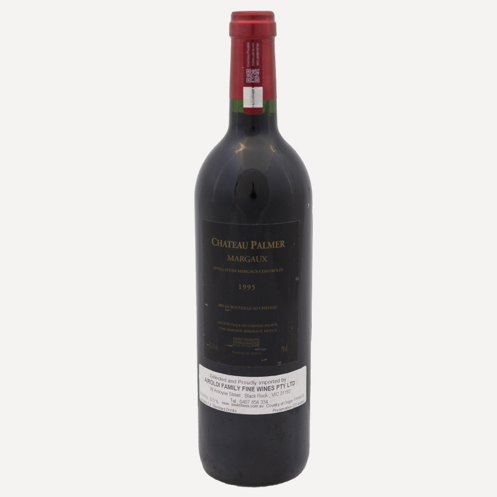 1995 Chateau Palmer Wine Bottle