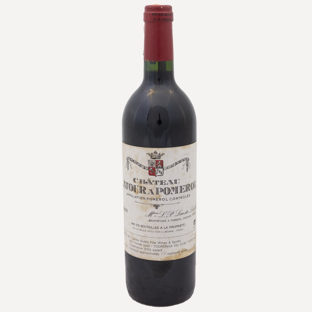 1998 Chateau Latour a Pomerol Wine Bottle