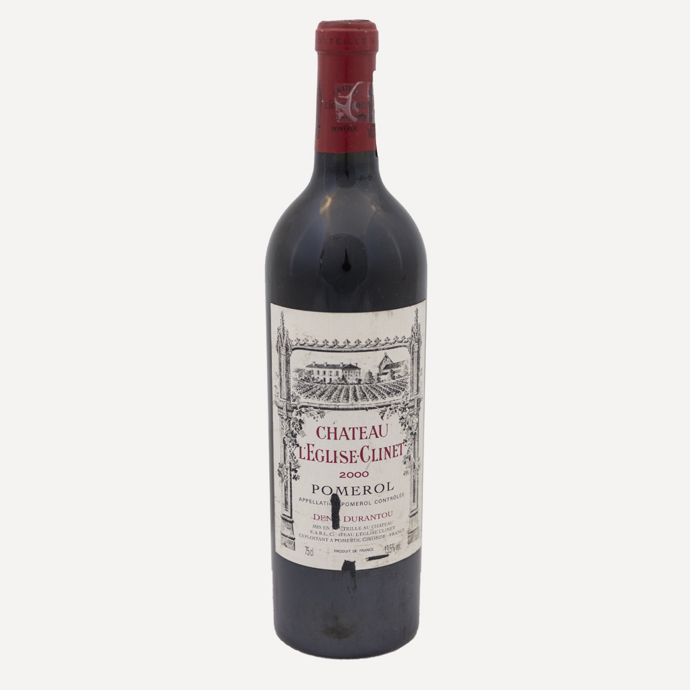 2000 Chateau L'Eglise Clinet Wine Bottle