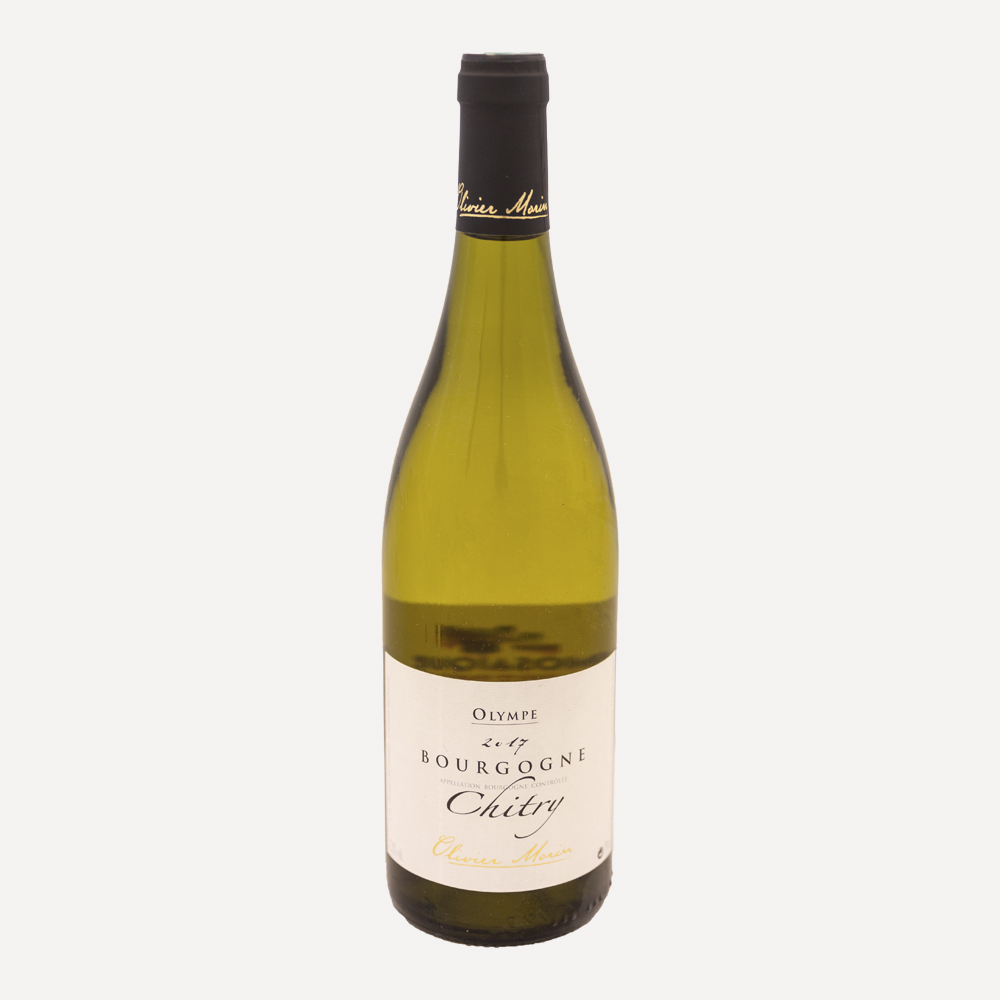 Domaine Oliver Morin Chitry Bourgogne Blanc Wine Bottle
