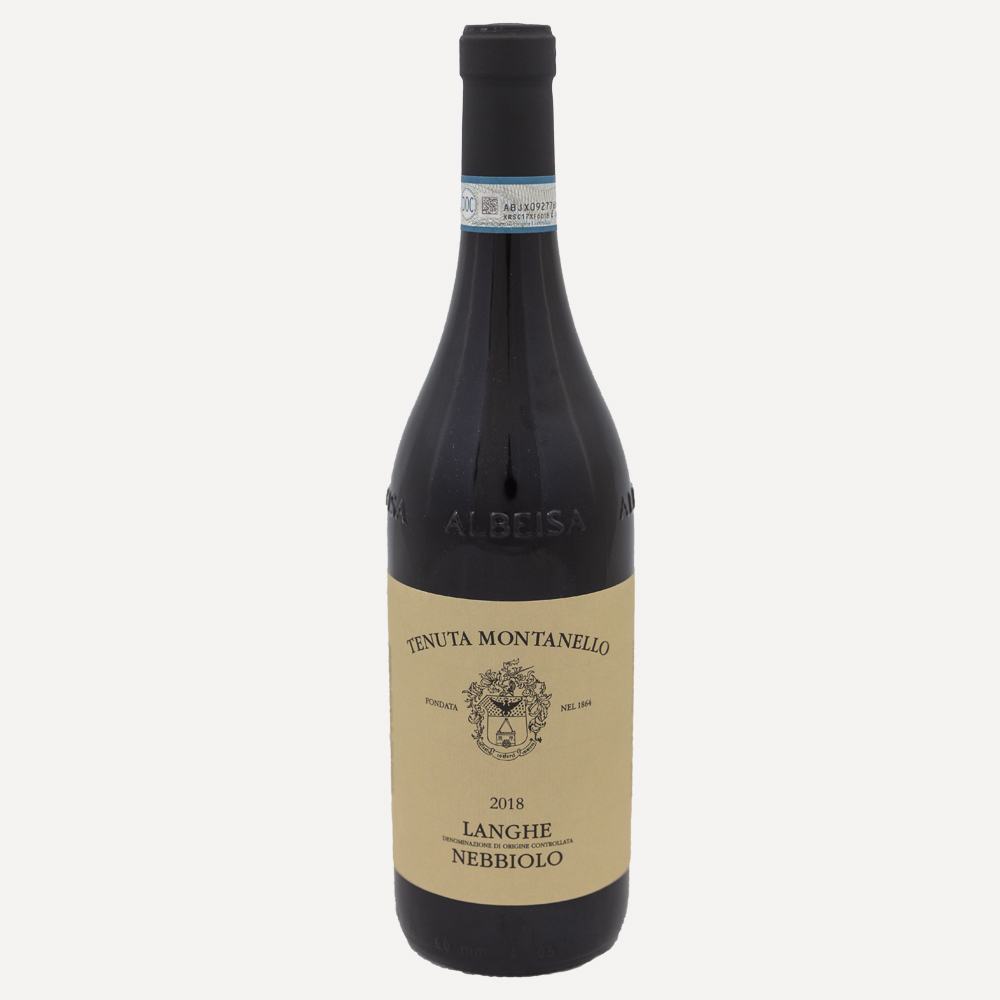 Tenuta Montanello Langhe Nebbiolo Wine Bottle