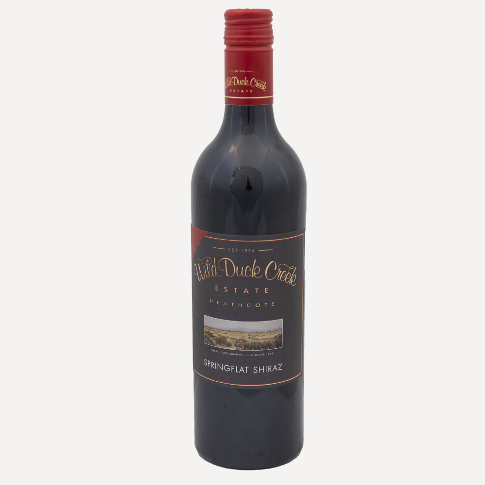 Wild Duck Creek Springflat Shiraz Wine Bottle
