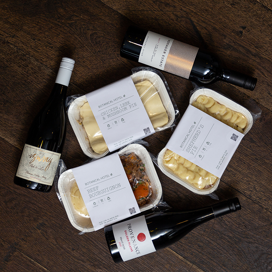 3 Meals + 3 Wines Package