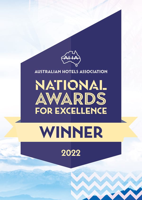 Best Bar Presentation & Service, Australian Hotels Association 2022 National Awards for Excellence