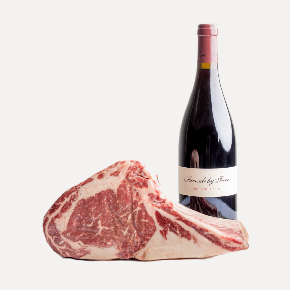 Rib Eye & By Farr Pinot Noir 2