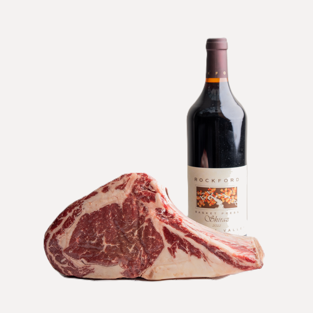 Rib Eye & Rockford Shiraz 2
